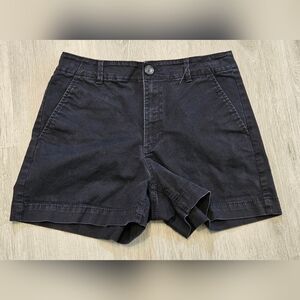 LOFT Black The Washed Twill Women's Shorts Size 4